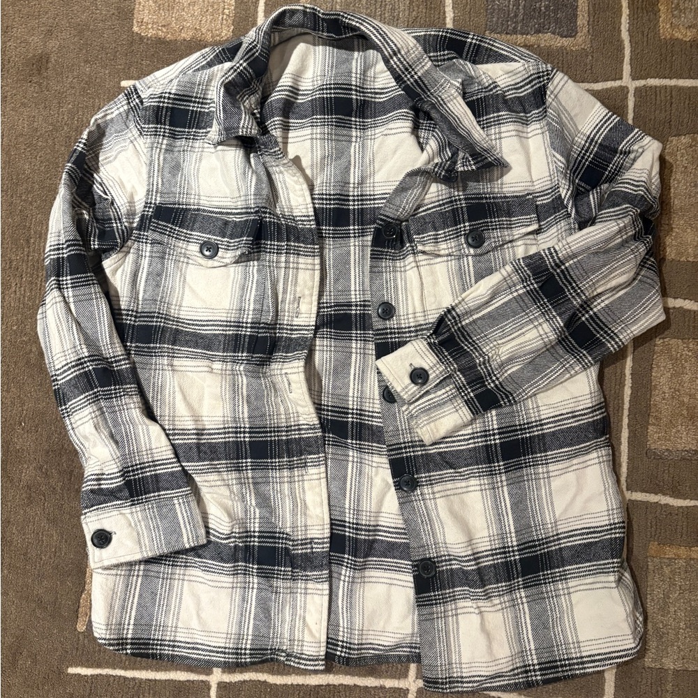 Sanctuary Black and White Shacket